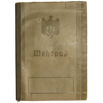 Wehrpaß issued to WW1 veteran Karl Weber. Espenlaub militaria